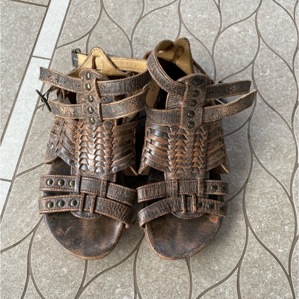 EUC Bed Stu Cobbler Series Claire Gladiator Style Sandals
